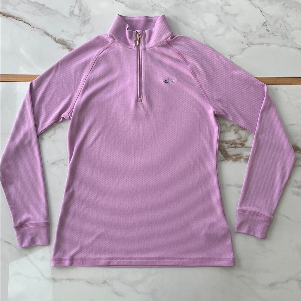 NWOT Greg Norman WOMEN'S LONG SLEEVE CLASSIC PIQUE POLO Lilac